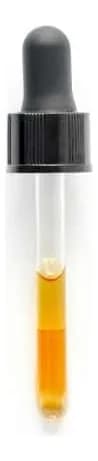 Amber dropper with natural extract