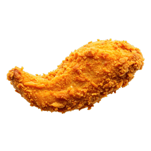 Clean Label coating on meat slice