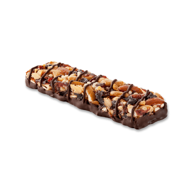 Reduced sugar protein bar with nuts