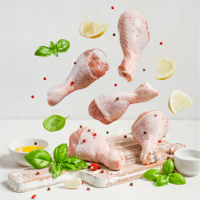 Raw Chicken Legs