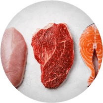 Meat, Poultry and Fish